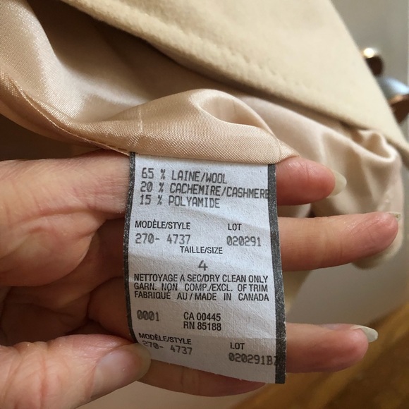 Louden wool and cashmere blend coat - Picture 4 of 4